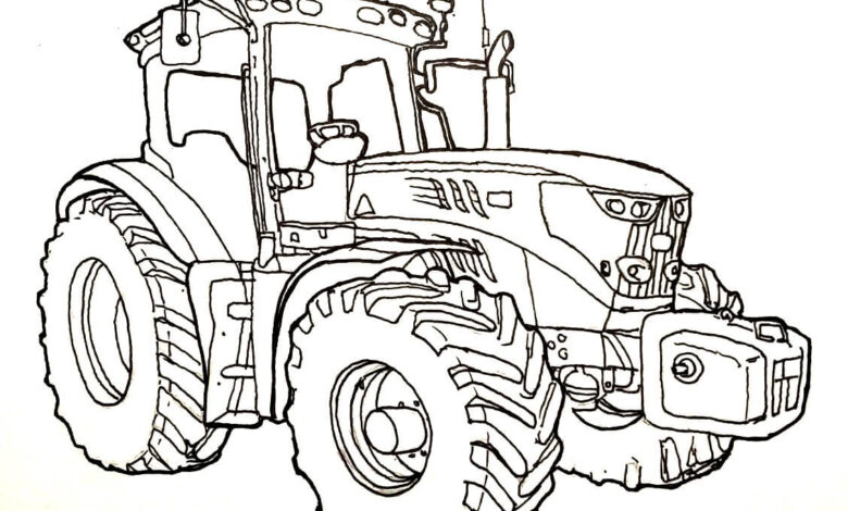 John Deere Coloring Page