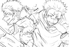 Jujutsu Kaisen Coloring Page