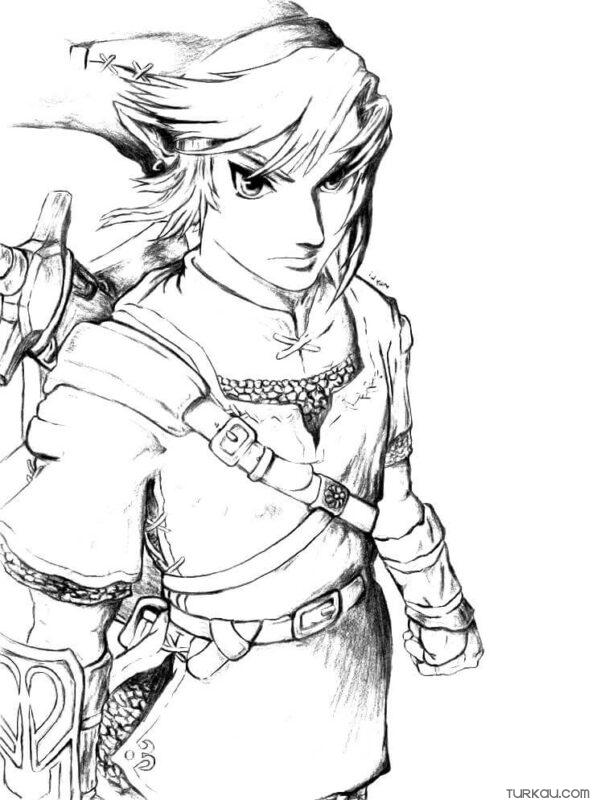 Zelda Coloring Page For Kids » Turkau