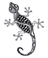 Leopard Gecko Coloring Page