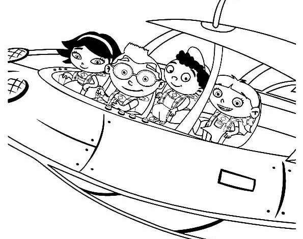 Little Einsteins Coloring Page for Kids