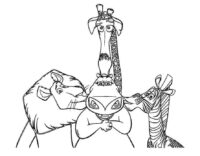 Madagascar Coloring Page