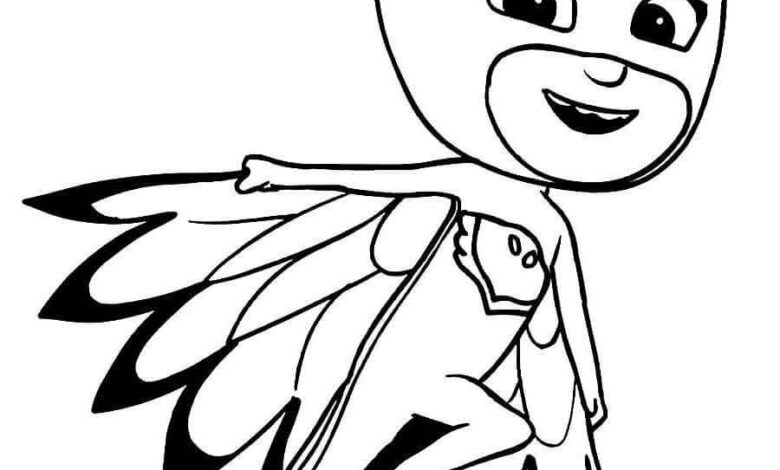 Owlette Coloring Page