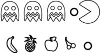 Pacman Coloring Page for Kids