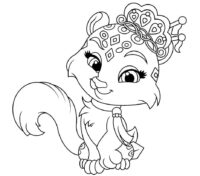 Palace Pets Coloring Page