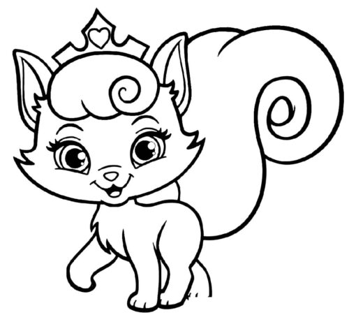 Palace Pets Coloring Pages