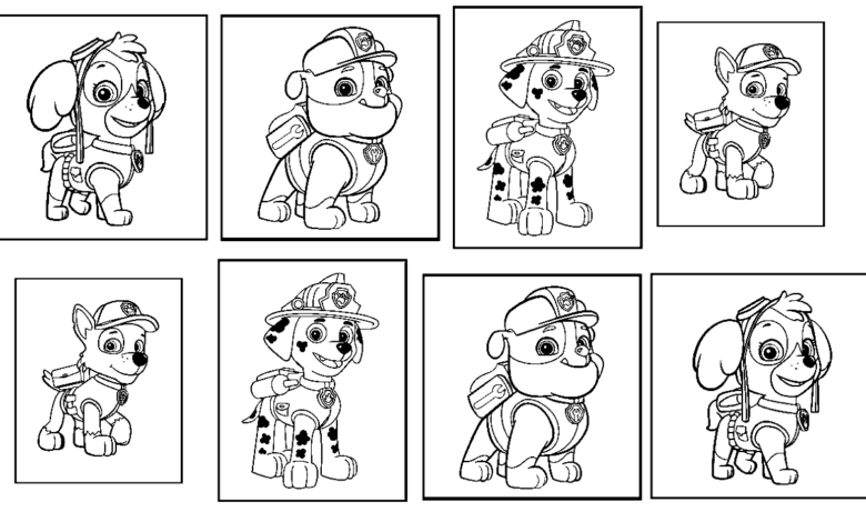 Paw Patrol Coloring Pages