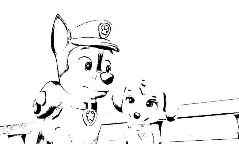 Paw Patrol Movie Coloring Pages