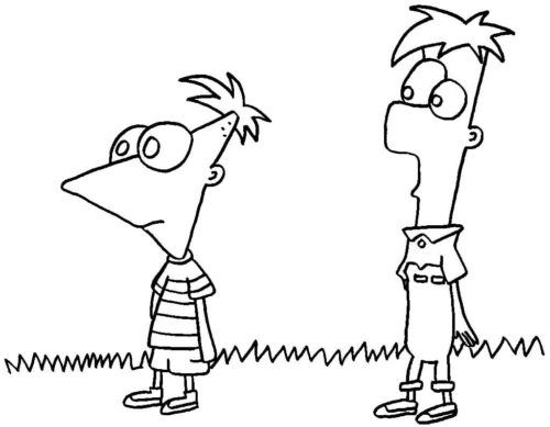 Phineas And Ferb Coloring Pages
