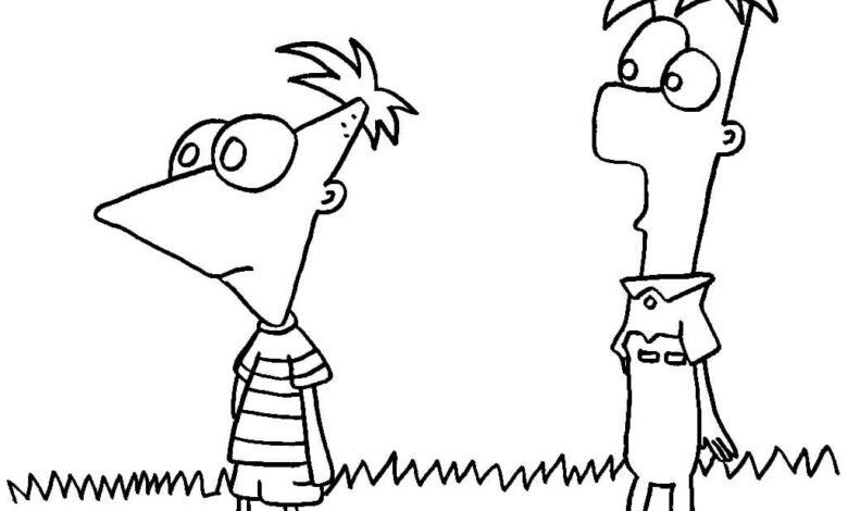 Phineas And Ferb Coloring Pages