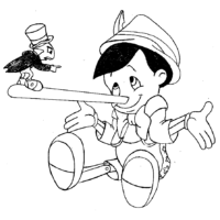 Pinocchio Coloring Page Pinocchio Coloring Page