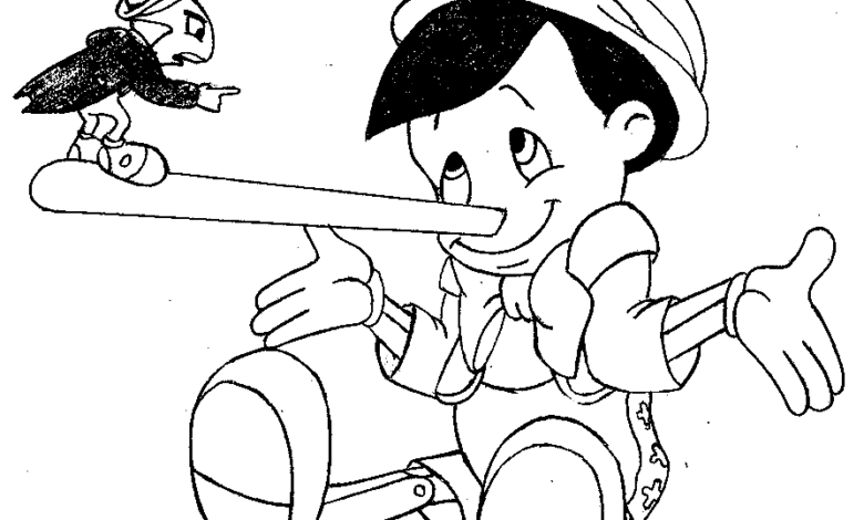 Pinocchio Coloring Page