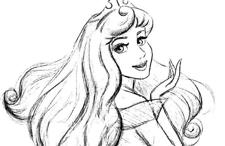 Princess Aurora Coloring Page