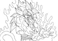 Vegeta Coloring Page