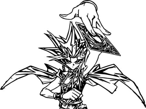 Yugioh Card Coloring Page