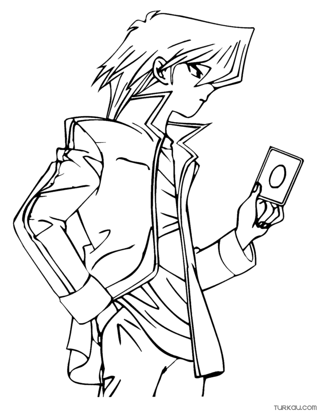 Yugioh Joey Coloring Page » Turkau