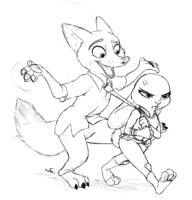 Zootopia Coloring Page