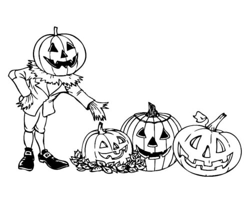 Adult Halloween Coloring Page