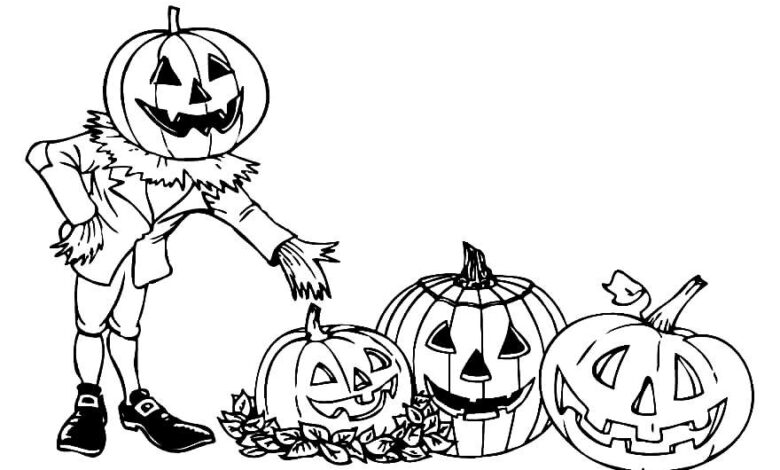 Adult Halloween Coloring Page