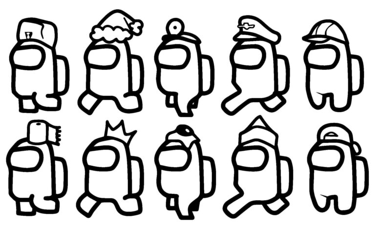 All Among Us Coloring Page