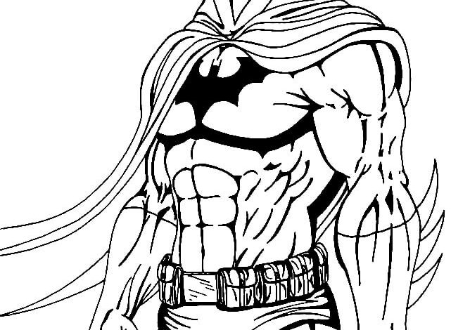 Batman Angry Coloring Page