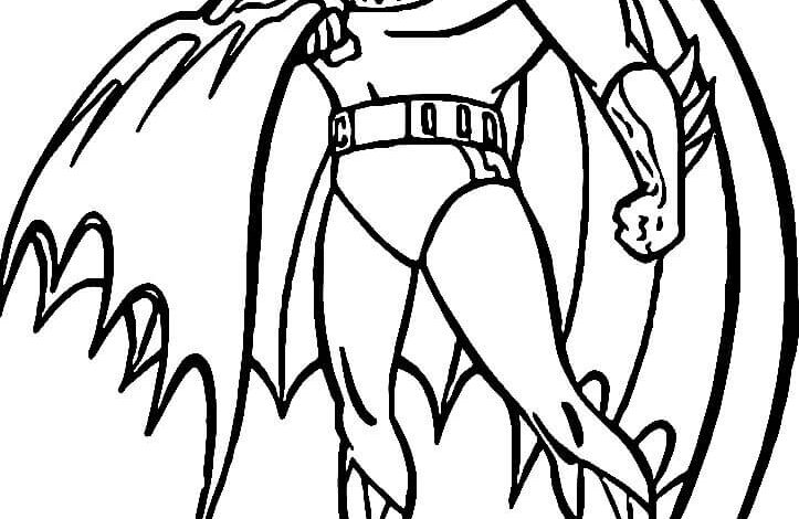 Batman Cool Coloring Page