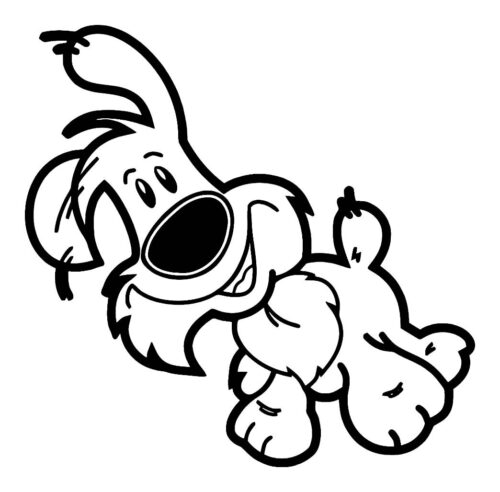 Big Nose Dogs Coloring Pages