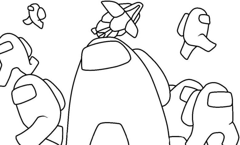 Chaos Among Us Coloring Page