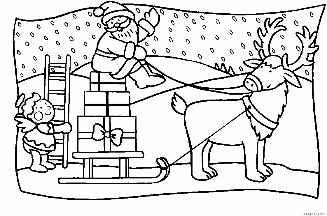 Corpostel Santa Coloring Page