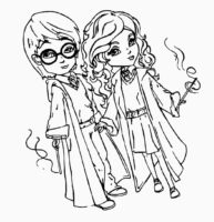 Differnet Harry Potter Coloring Page