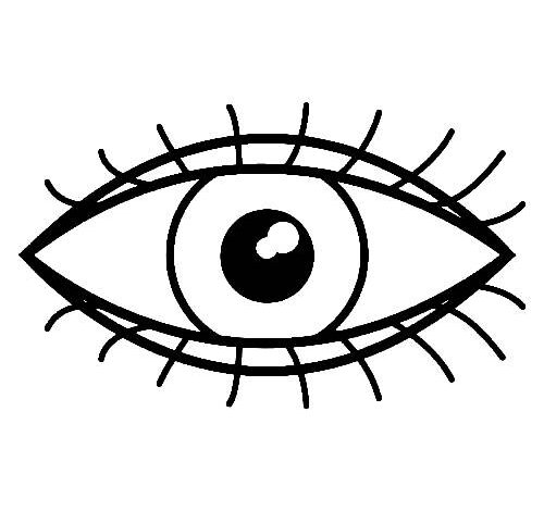 Eyeball Coloring Page