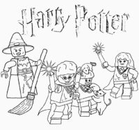 Funny Harry Potter Toys Coloring Page