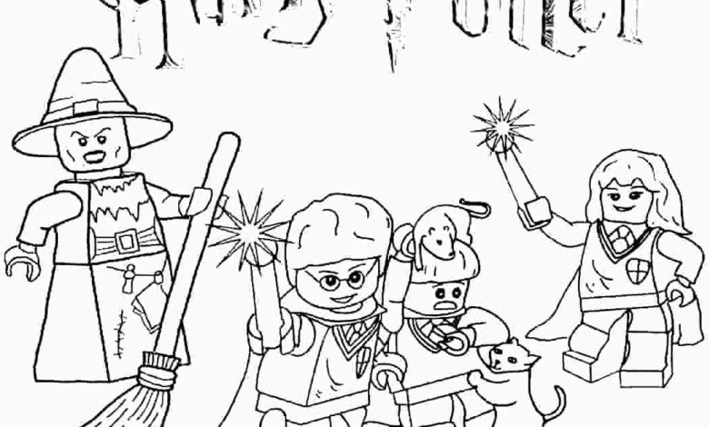 Funny Harry Potter Toys Coloring Page