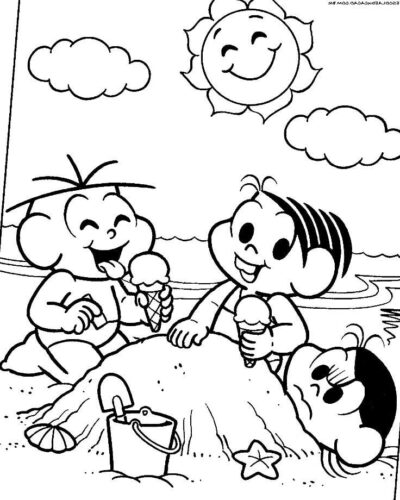 Funny Monicas Gang Coloring Page