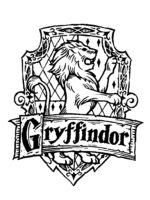 Harry Potter Gryffindor Coloring Page