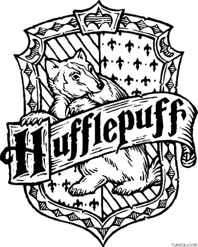 Harry Potter Hufflepuff Coloring Page » Turkau