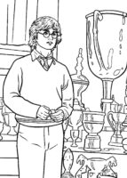 Harry Potter Trophy Coloring Page