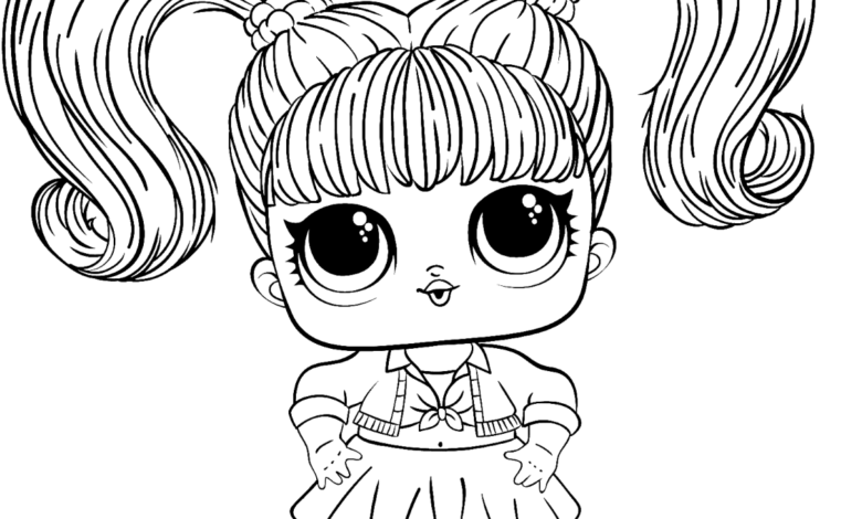 Lol Girl Coloring Page