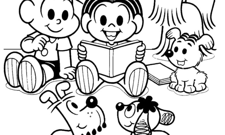 Monicas Gang Coloring Page