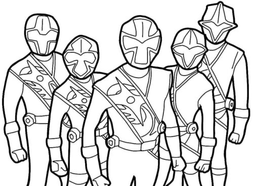 Power Rangers Coloring Page 2 Power Rangers Coloring Page