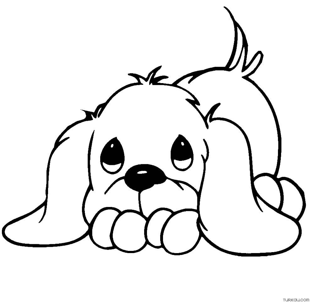 Sad Dogs Coloring Pages » Turkau