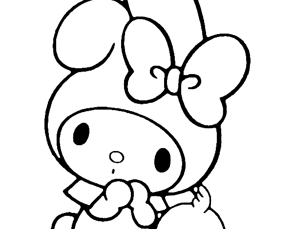 Sanrio Chick Coloring Page