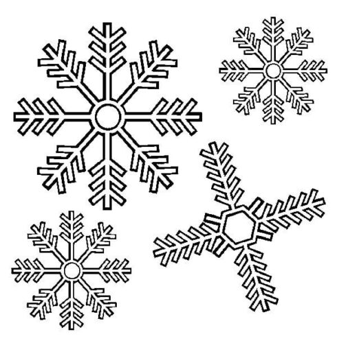 Snowflake Art Coloring Page