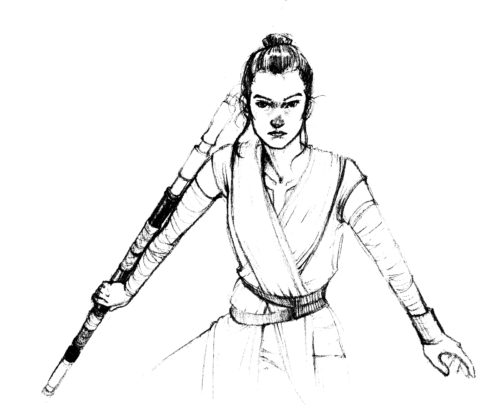 Star Wars Rey Coloring Page