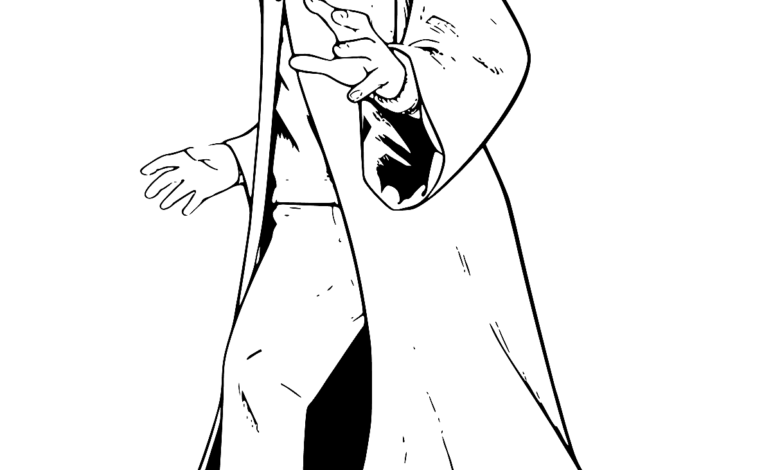Young Harry Potter Coloring Page