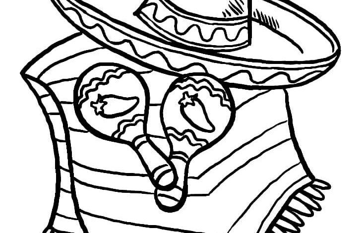 Cinco de Mayo Coloring Page