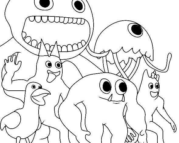 Garten of Banban Coloring Page