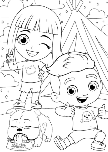 Children Luccas Neto Coloring Page