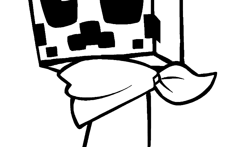 Creeper Minecraft Coloring Page