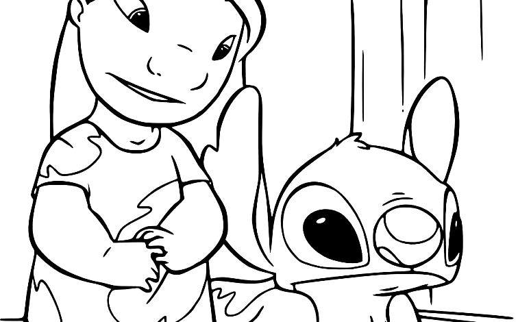 Lilo Stitch Wonderful Coloring Page